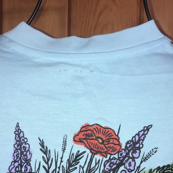 Ariat Women's Rebar CottonStrong Roughneck Graphic T-Shirt size medium blue​ - Picture 7 of 16